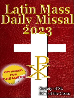 cover image of The Latin Mass Daily Missal 2023
